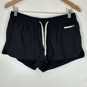 Vuori Clementine Performance Athletic Running Shorts 2.5” Black Women's M